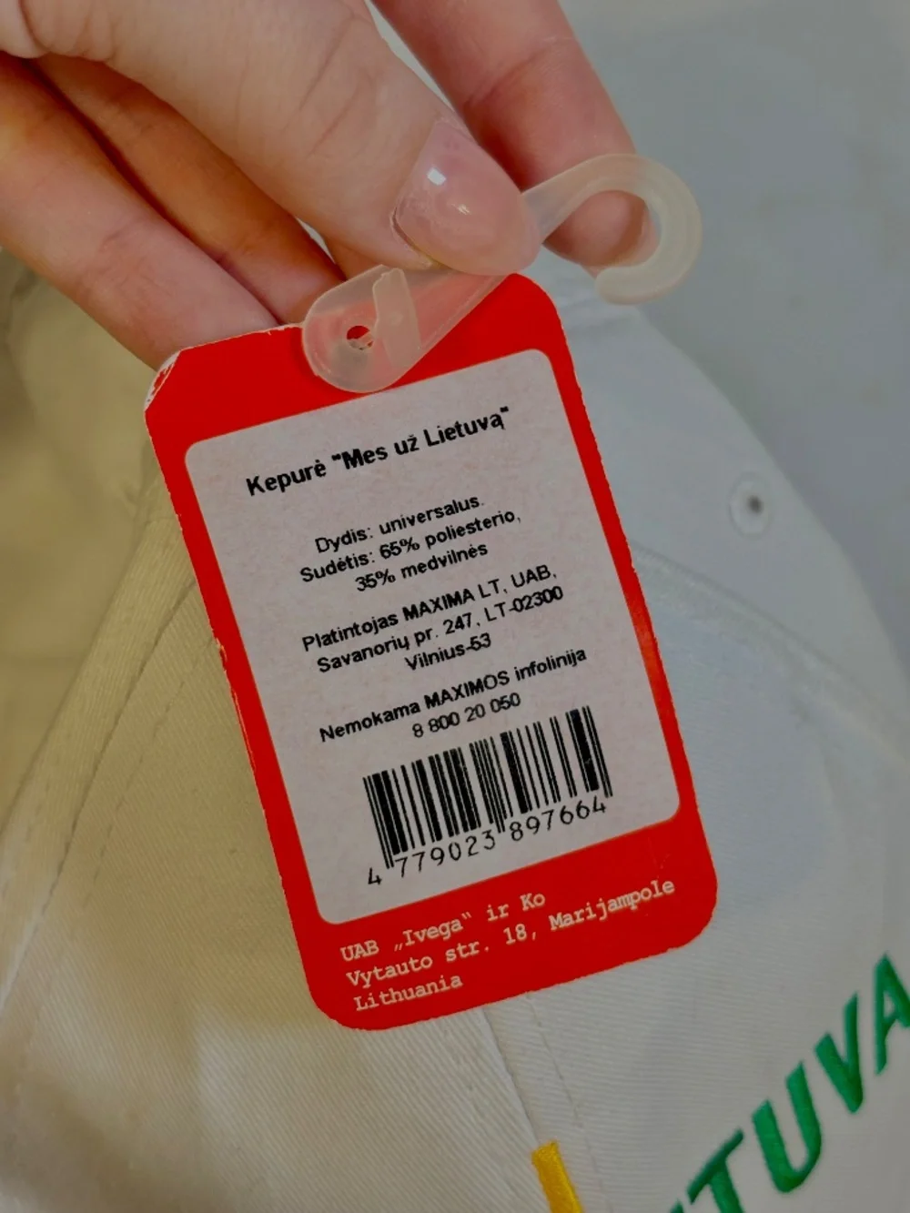 Lithuania Baseball Cap Sports Hat 